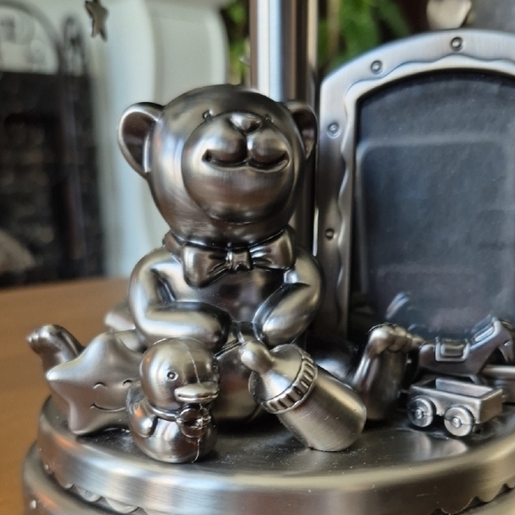 Silver Bear Carousel Photo Frame - Picture 3 of 4